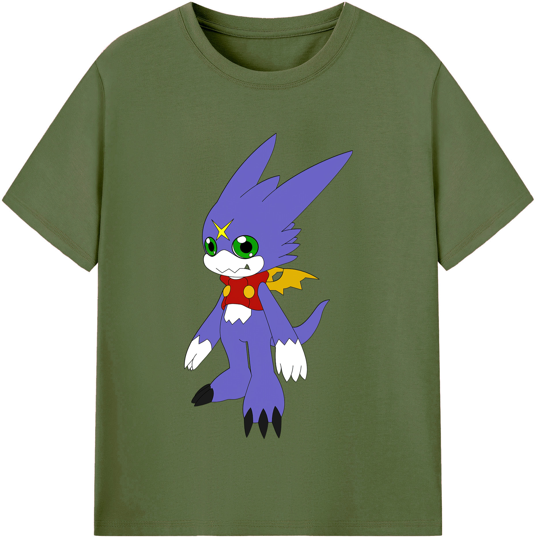 （画像用） Digimon デジタルモンスター/デジモン 綿100％半袖Tシャツ（フロントプリント）